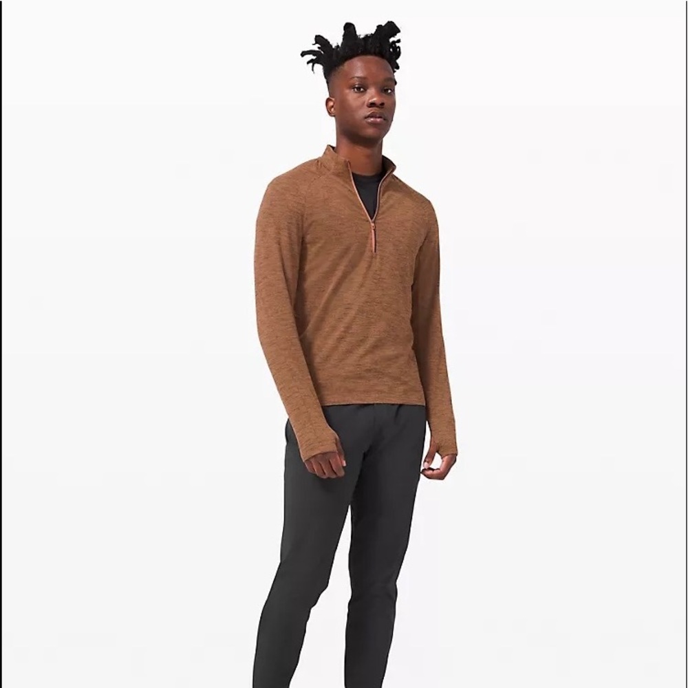 SURGE WARM HALF-ZIP
 In Butternut Brown Sugar